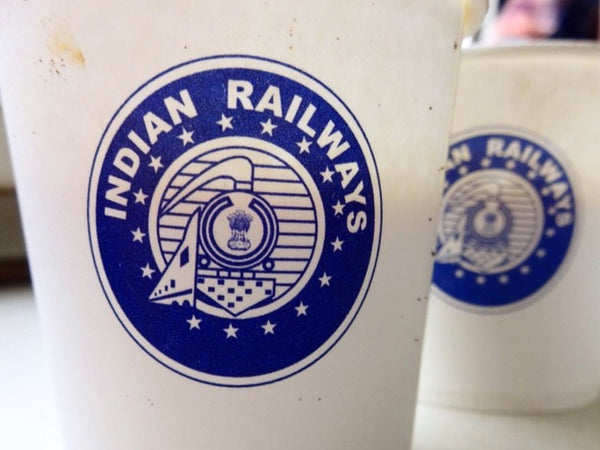 Indian Railways chai cups.