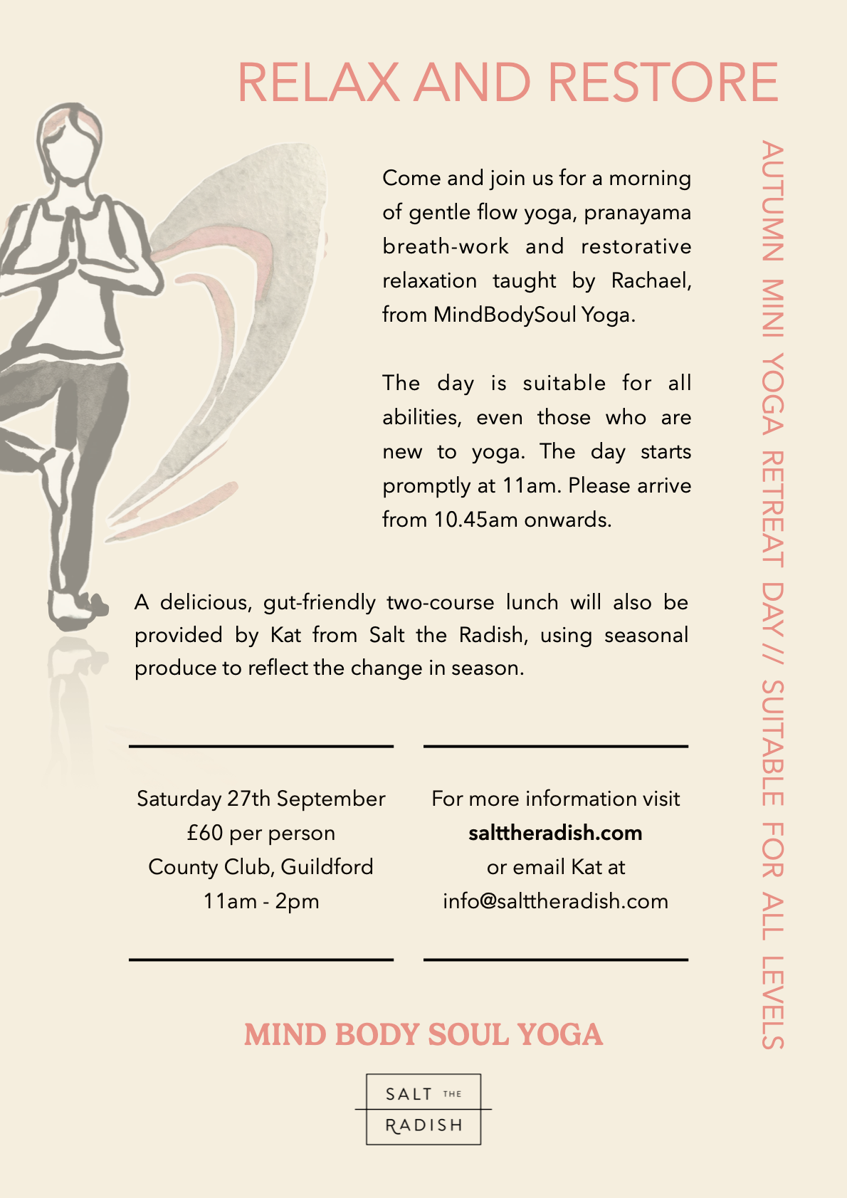 Autumn Mini Yoga Retreat Day Guildford