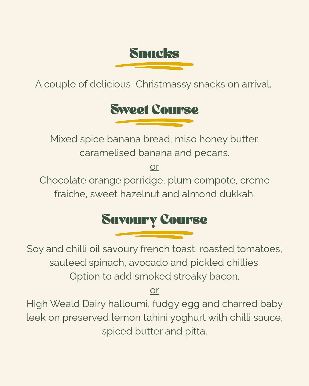 Christmas Brunch Pop-Up at King Edward Hall, Lindfield - Saturday 12th December 2026