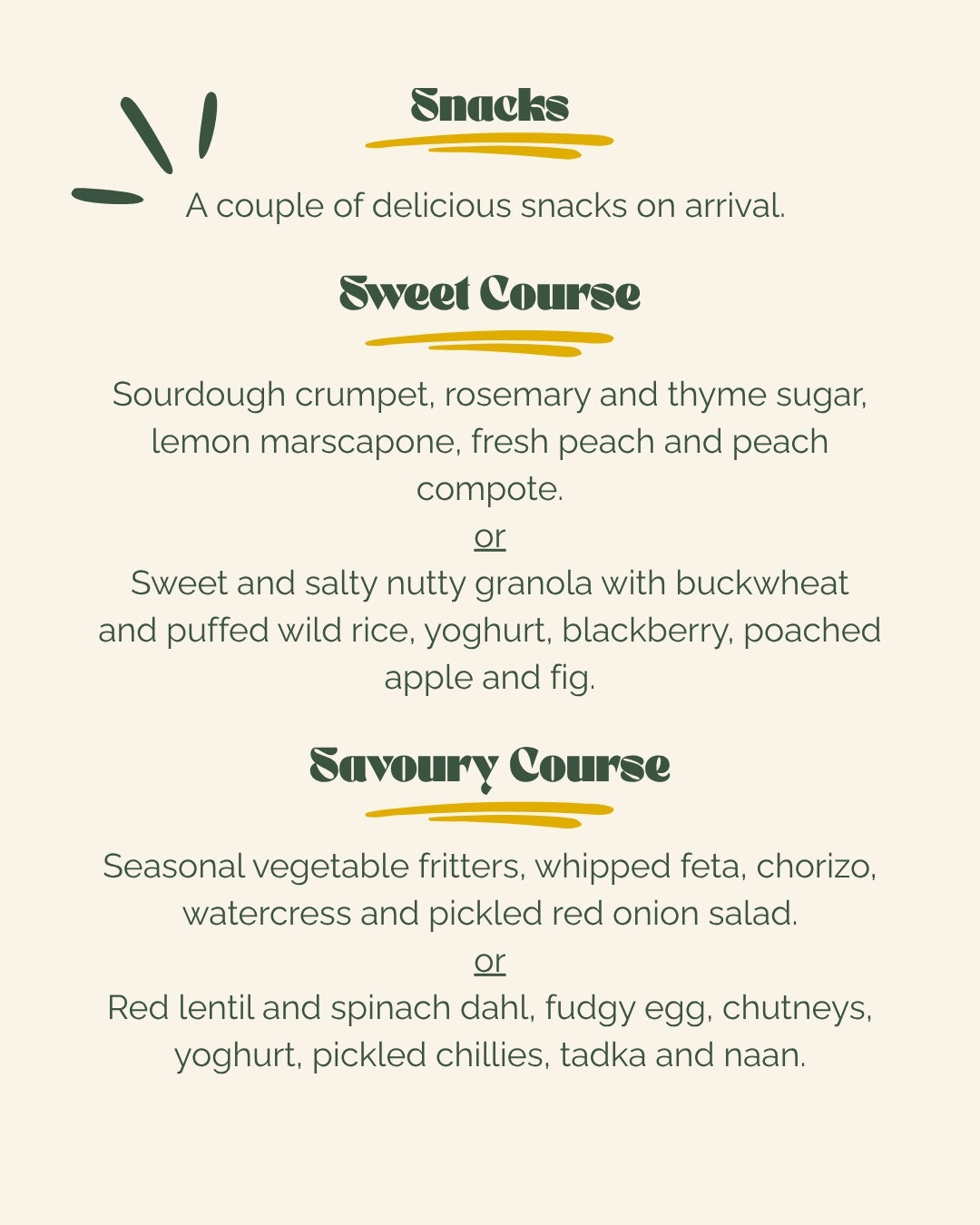 Brunch Pop-Up at King Edward Hall, Lindfield - Saturday 19th September 2026