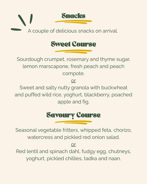 Brunch Pop-Up at King Edward Hall, Lindfield - Saturday 19th September 2026