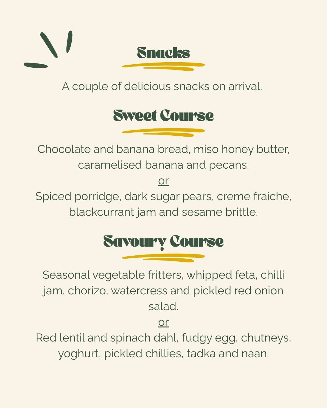 Brunch Pop-Up at King Edward Hall, Lindfield - Saturday 17th October 2026