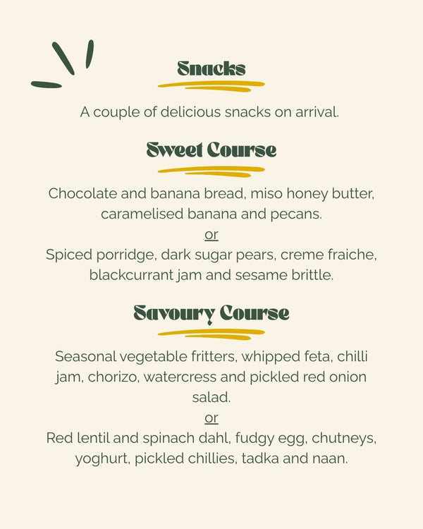 Brunch Pop-Up at King Edward Hall, Lindfield - Saturday 17th October 2026