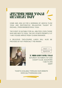 Autumn Mini Yoga Retreat Day Guildford
