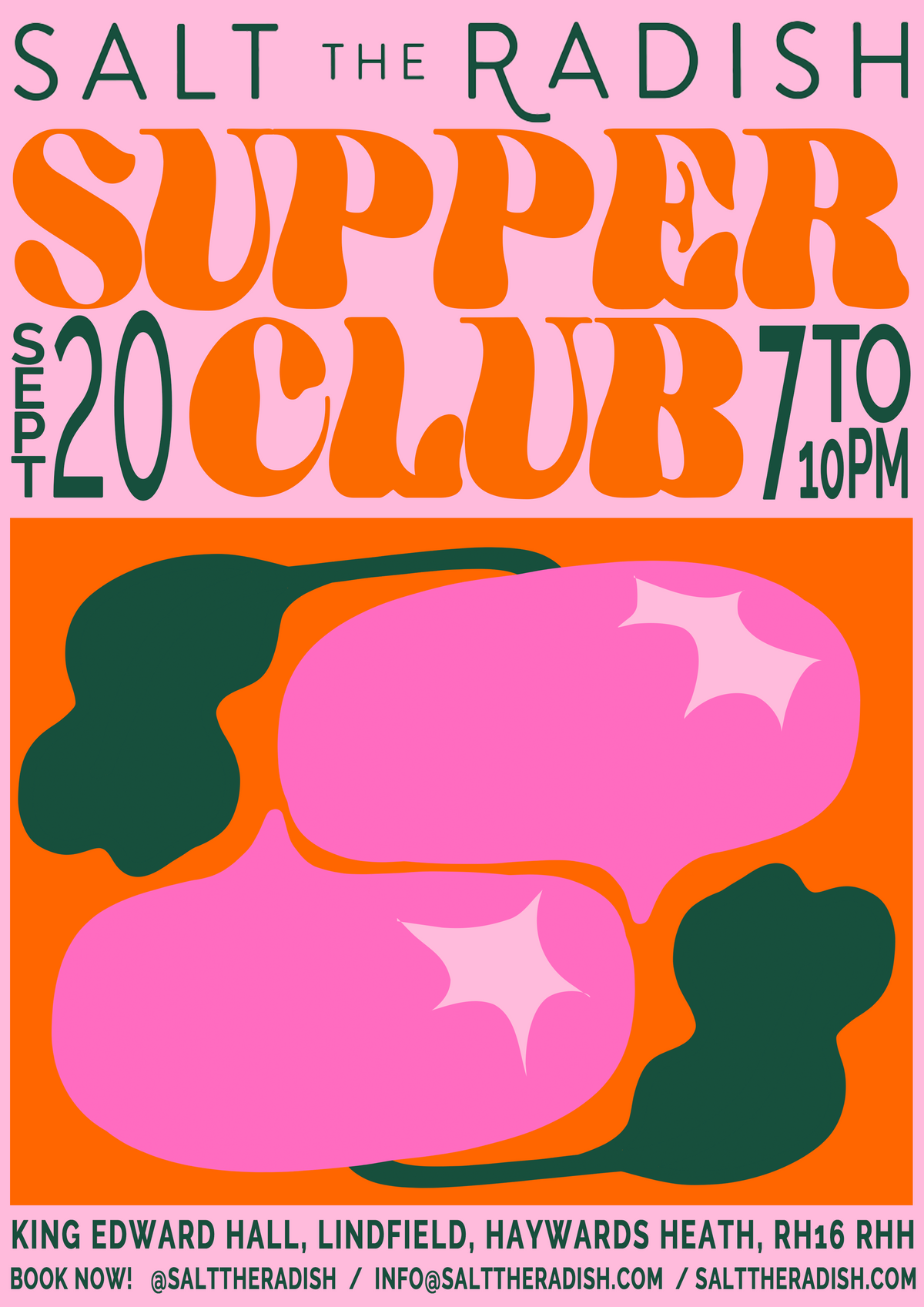 Sussex Supper Club at King Edward Hall, Lindfield - Friday 20th September 2024